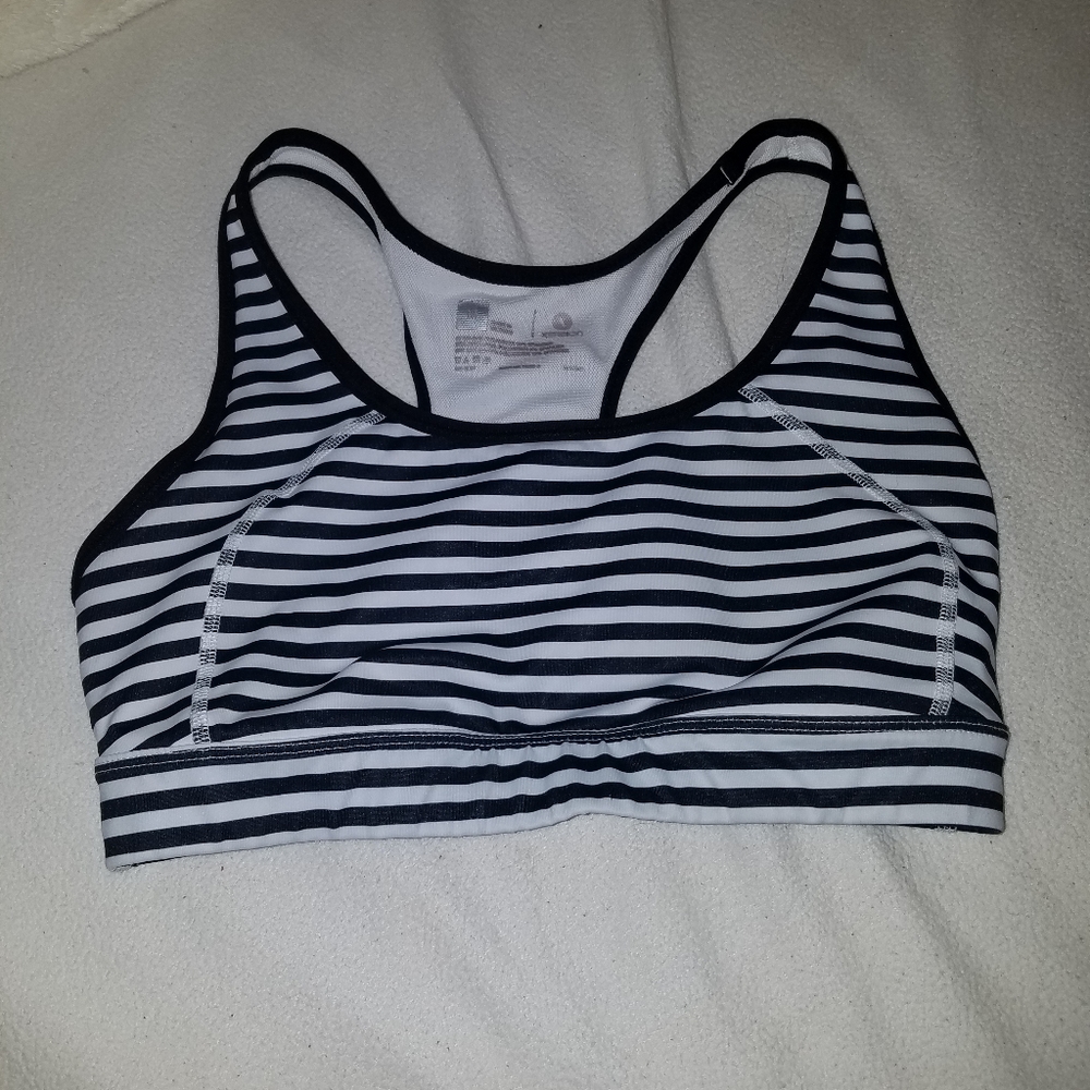 Striped Sports Bra